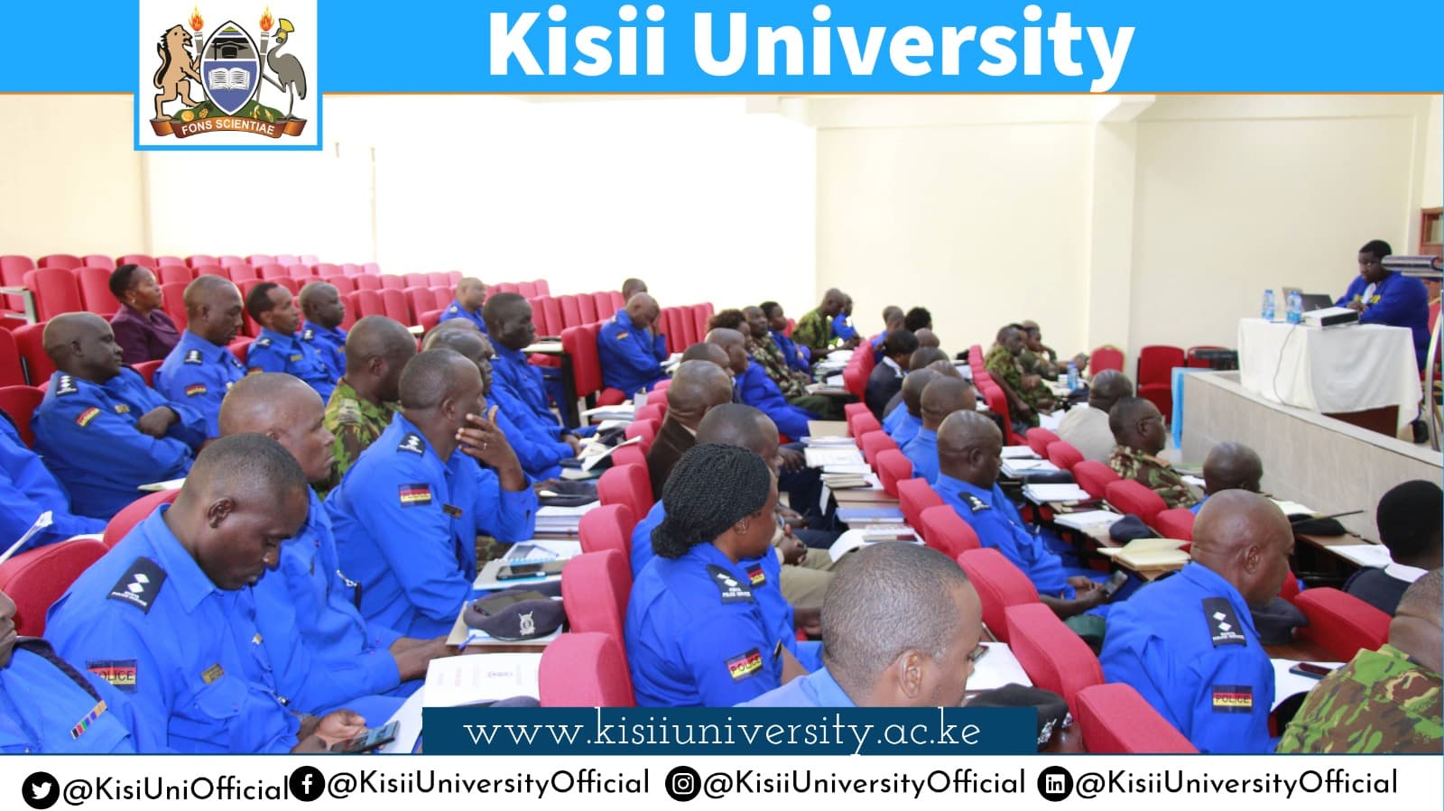 Senior Kisii County Police Officers Train on Mental Health