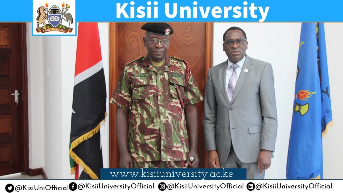 Kisii Central Police Commander visits KSU
