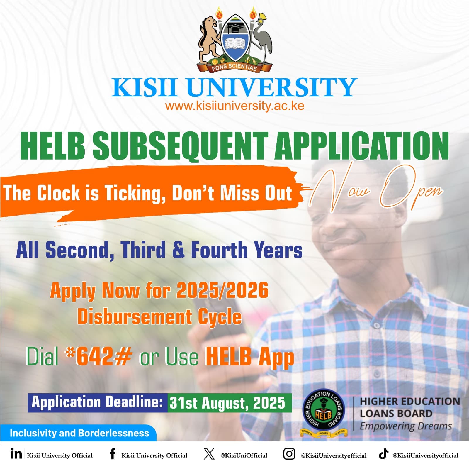 HELB Application for Continuing Students