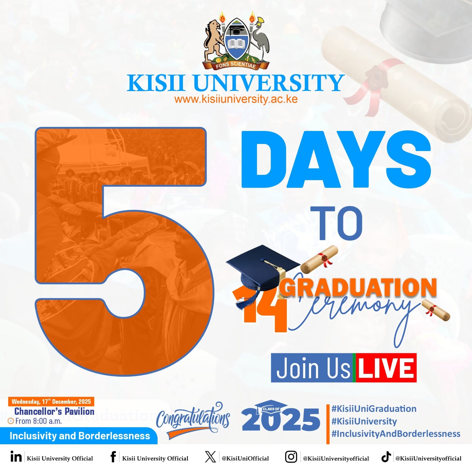 Kisii University Graduation Ceremony 2025