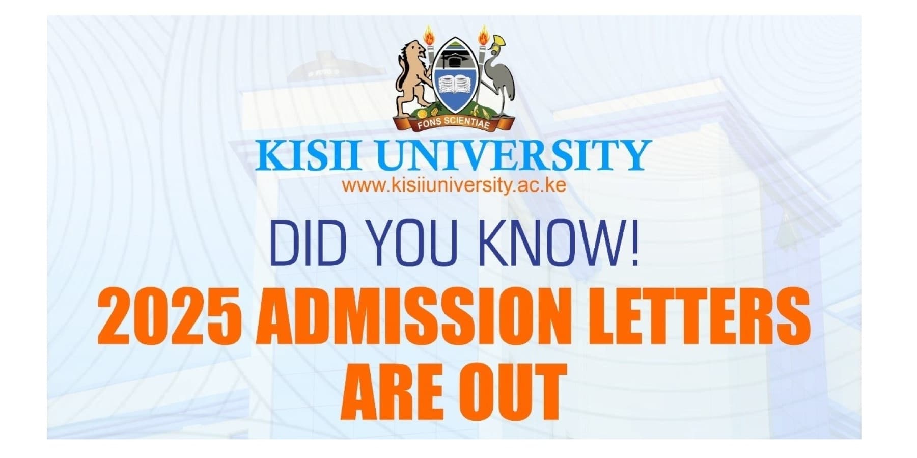 2025 Admission Process