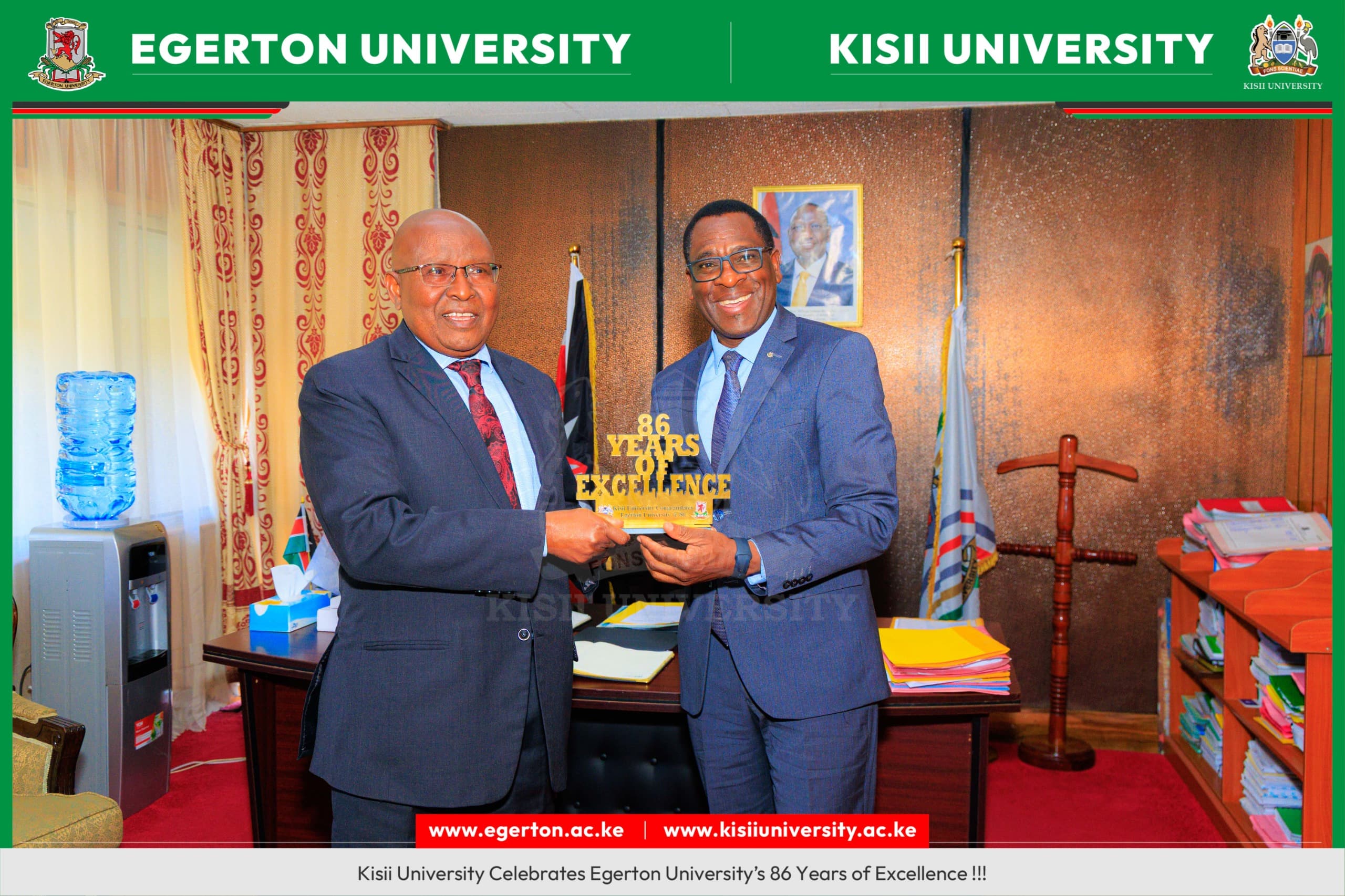 KSU Vice Chancellor joins academic community in celebrating Egerton University 86th year of service