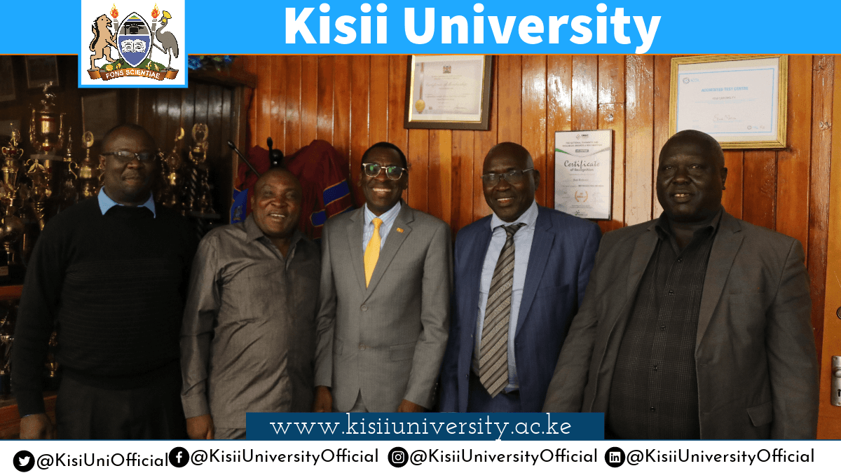 The Vice Chancellor continues to identify and engage Strategic Alliances for the benefit of Kisii University
