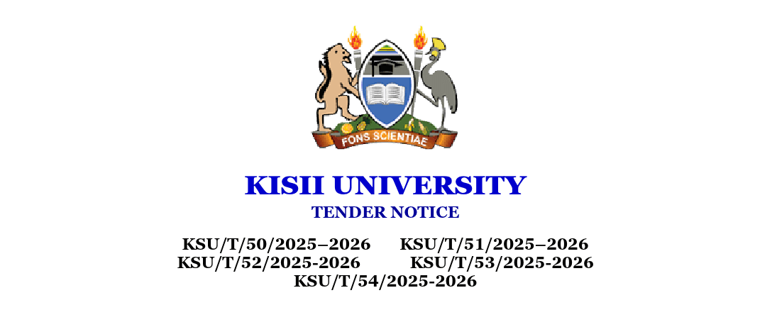 TENDER NOTICE MAY 2026