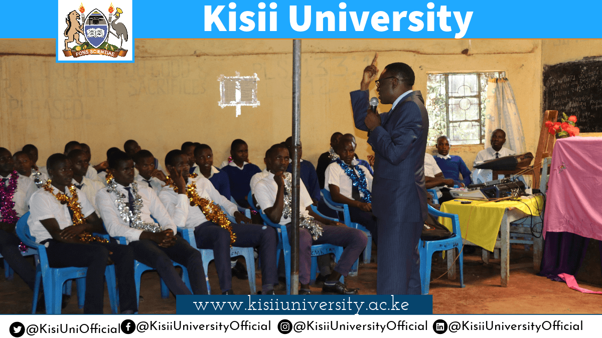 Kisii University Inspiring Finalist Students to reach for the greatness within them; We can all make it