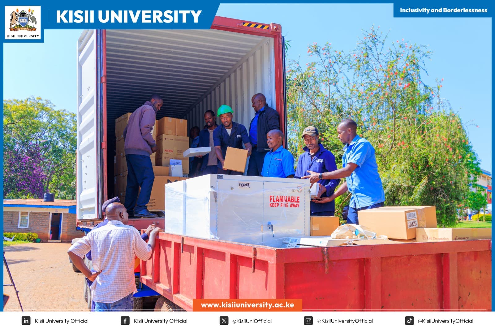 School of Health Sciences receives 50million worth of Equipment
