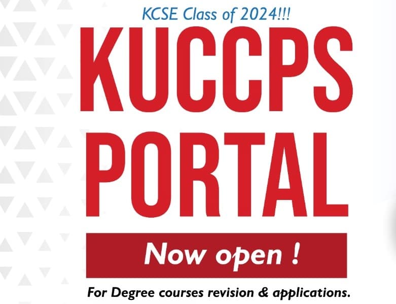 KUCCPS Portal Now Open Apply Now