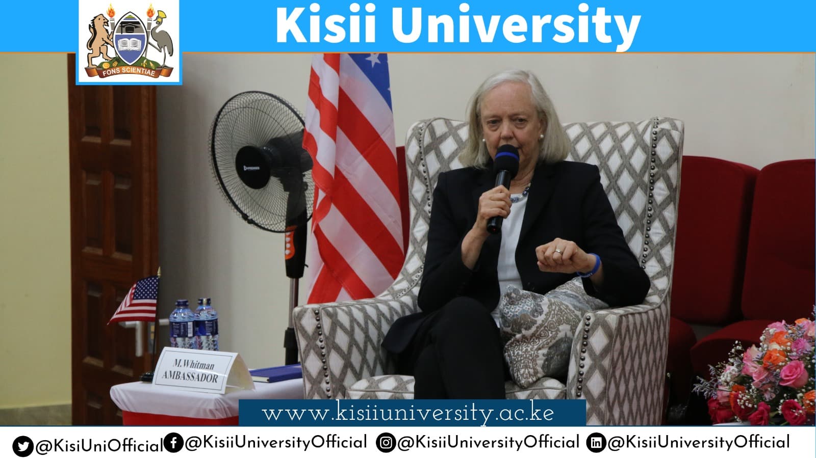 USA Ambassador visits KSU