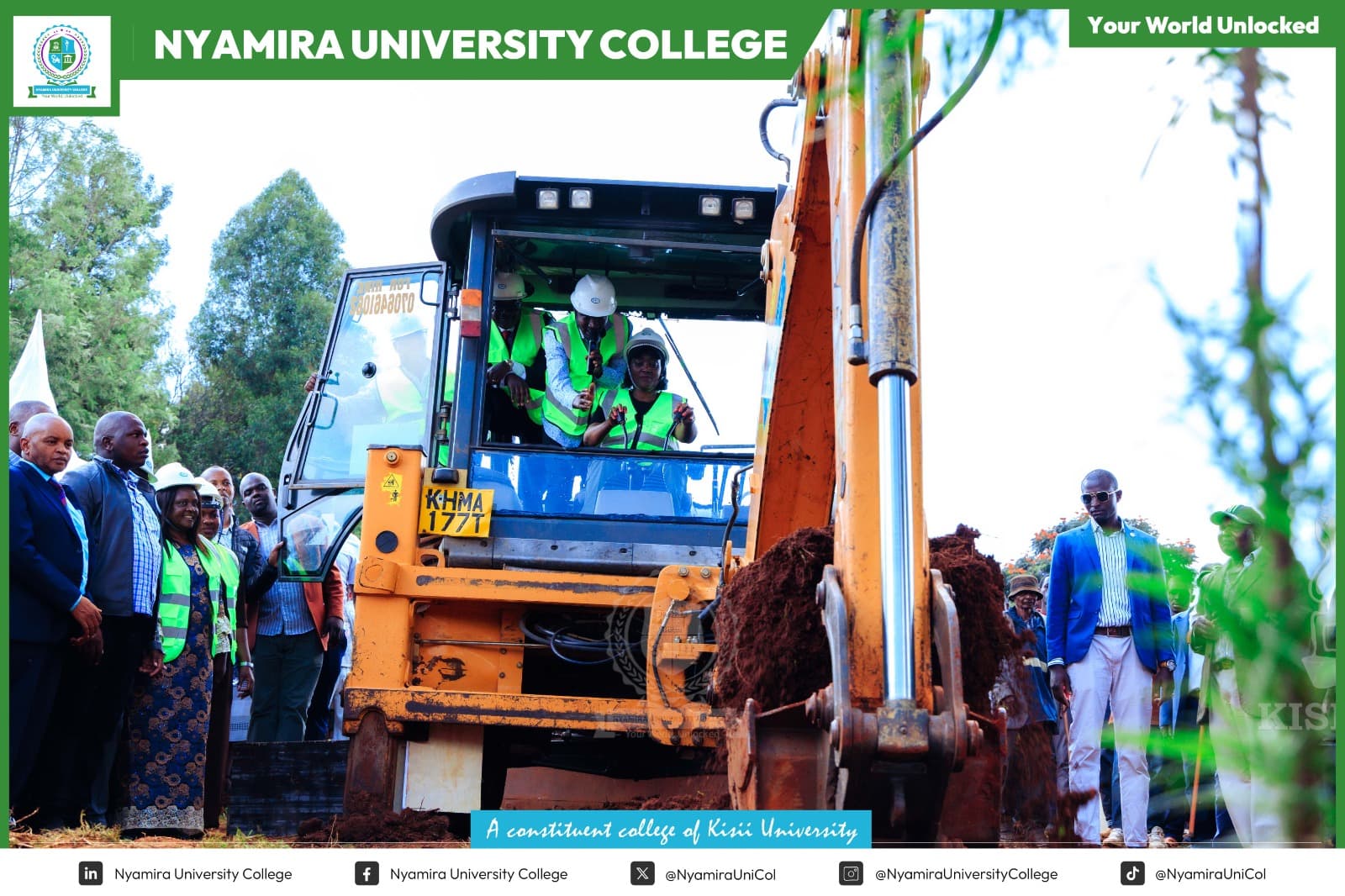 Nyamira University College Ground-breaking Ceremony