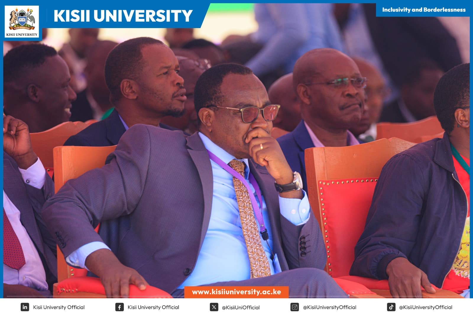 C.S Education, Hon. Julius Ogamba & KSU Vice Chancellor at Nyambaria High School
