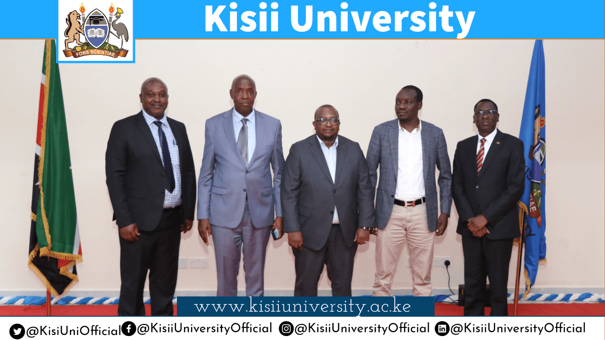 KISII UNIVERSITY HOSTS THE CABINET SECRETARY, EDUCATION HON EZEKIEL MACHOGU