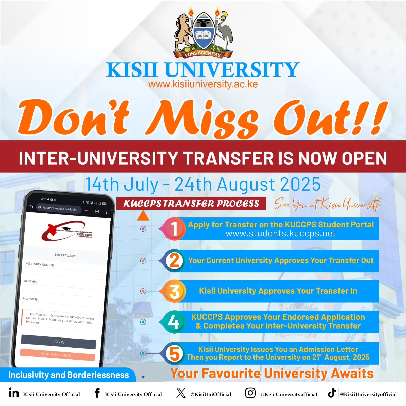 Inter-University Transfers