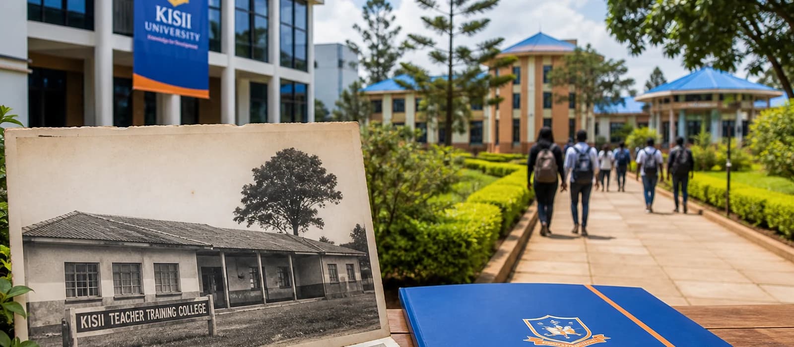 Historical campus growth from teacher training roots to university status