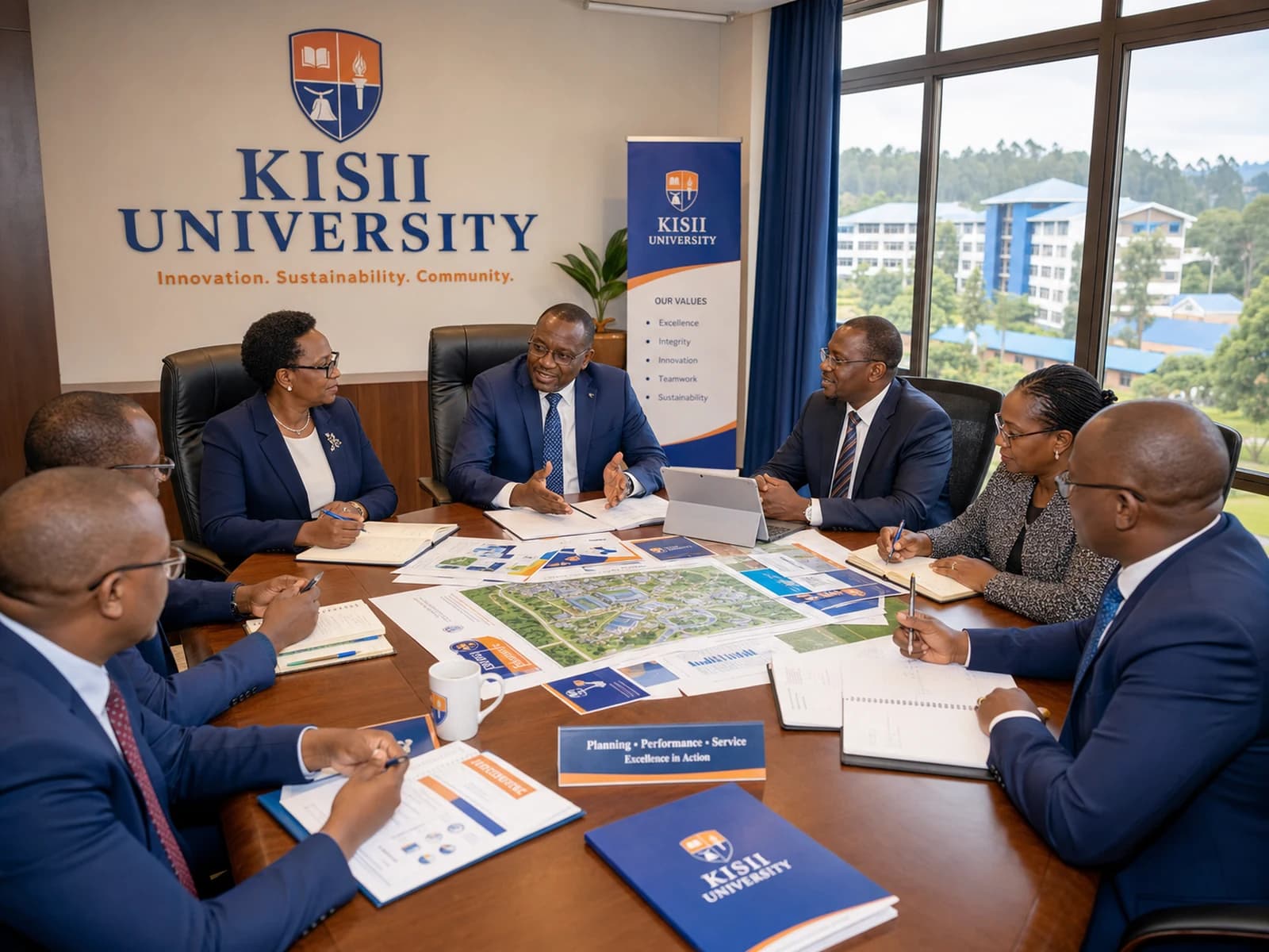 Academic leadership on a university campus